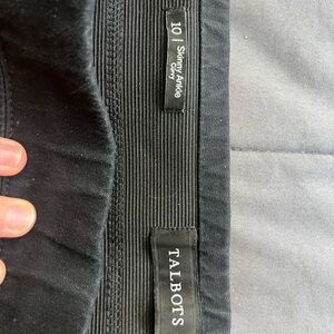 Talbots Black Skinny Ankle Pants